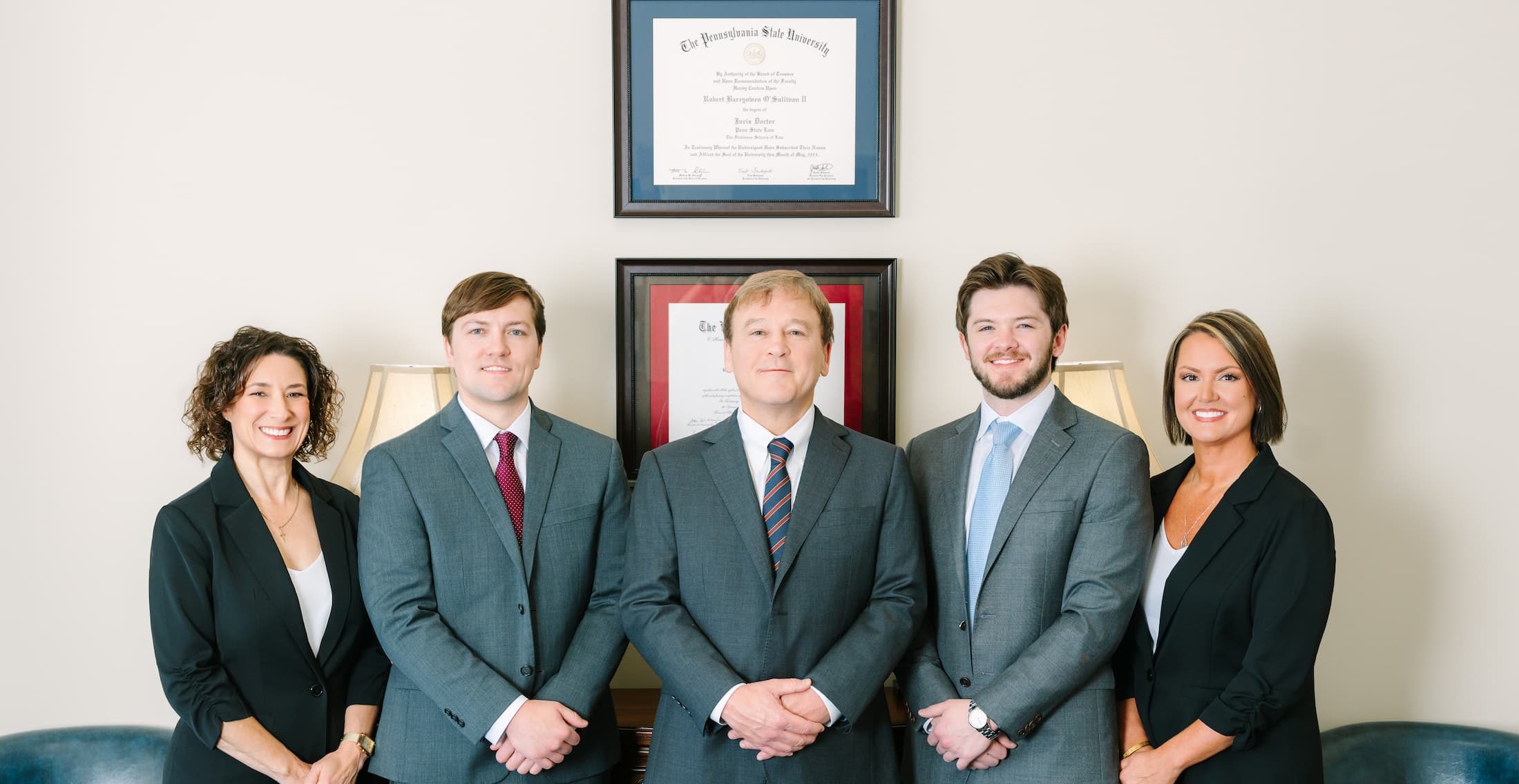 The Sullivan Law Firm attorneys and staff in their Statesboro, Georgia office